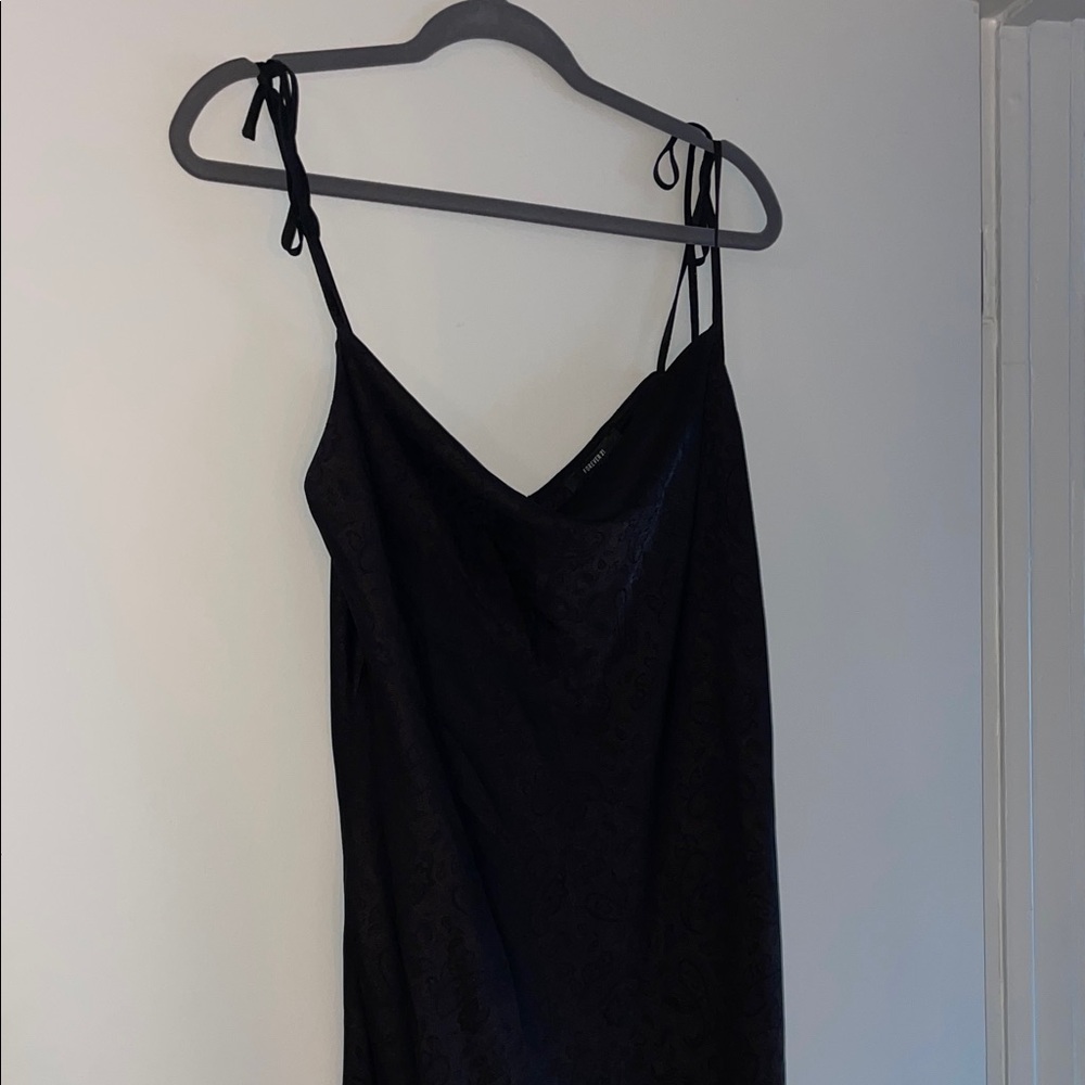 Forever 21 Black Patterned Dress
